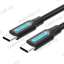 VENTION COSBH USB 2.0 C Male to Male მობილურის კაბელი 2მ