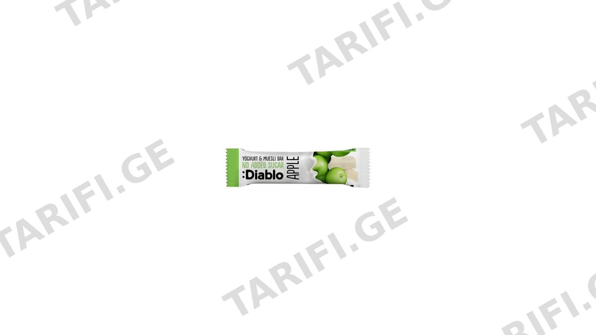 DIABLO მიუსლი ვაშლით 30გრ