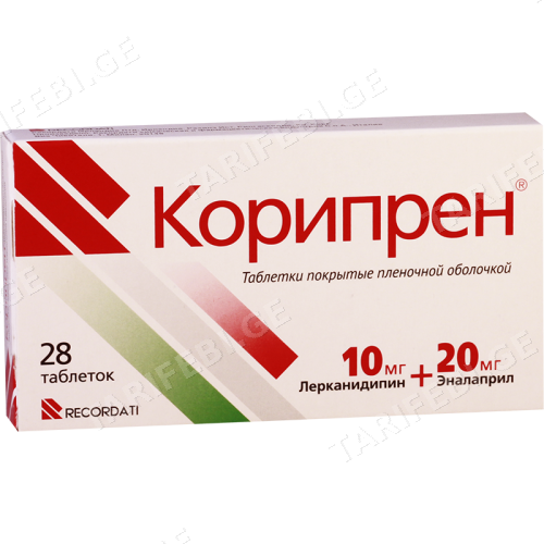 კორიპრენი ტაბლეტი 10მგ+20მგ #28