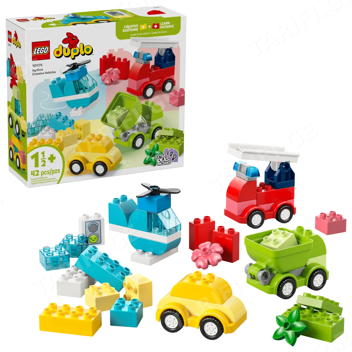 ასაწყობი კონსტრუქცია LEGO DUPLO 10474 CREATIVE VEHICLES