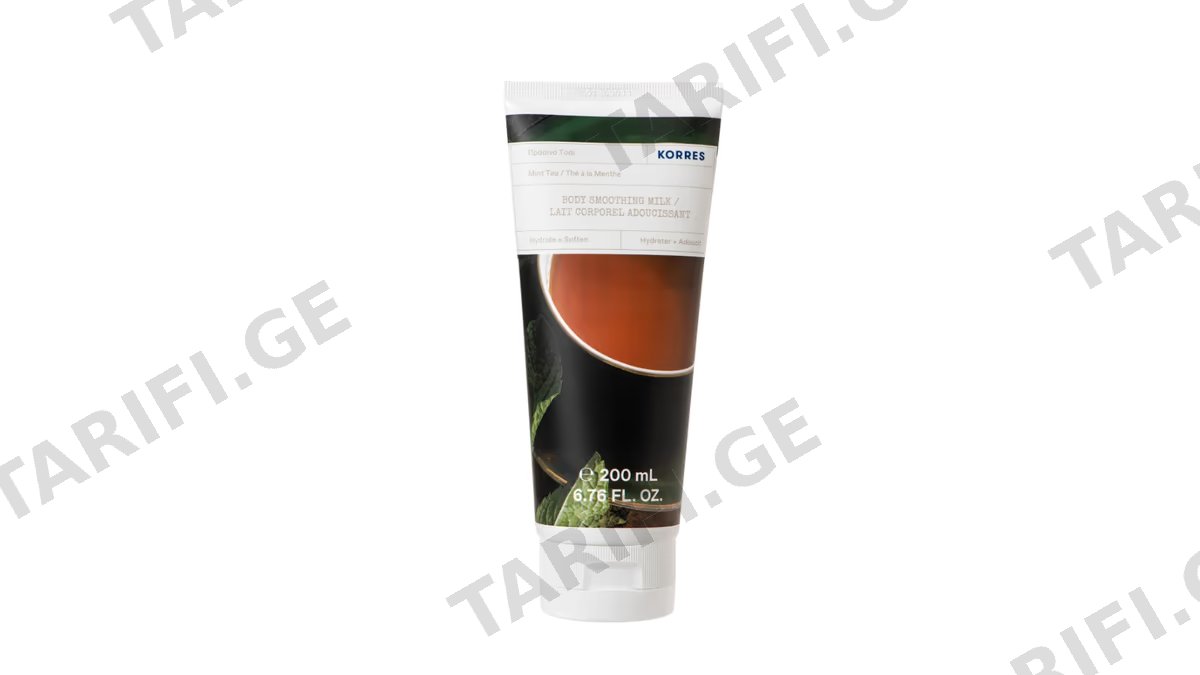 კორესი ტანის რძე 4828 MINT.TEA. დამატენიანებელი 200მლ *