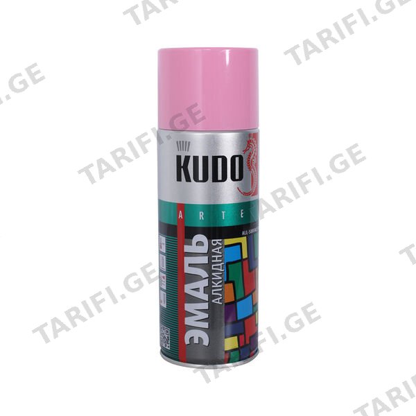 უნივერსალური სპრეი ემალი ვარდისფერი 0.52 ლ KUDO