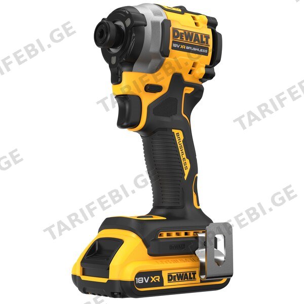 ქანჩსახრახნი აკუმულატორის უნახშირო DeWalt DCF850D2T-QW 18V