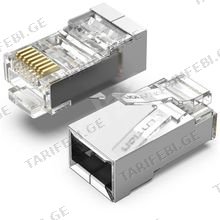 VENTION IDCR0-10 Cat.6 FTP RJ45 Modular Plug Transparent 10 Pack