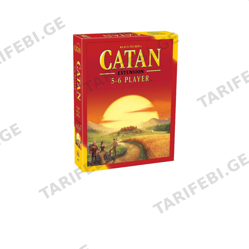 CATAN EXPANSION გაგრძელება (ხის ფიგურებით)