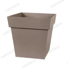 ქოთანი პლასტმასის EDA Plastiques POT TOSCANE CARRE 49,5x49,5x52,5სმ 87ლ