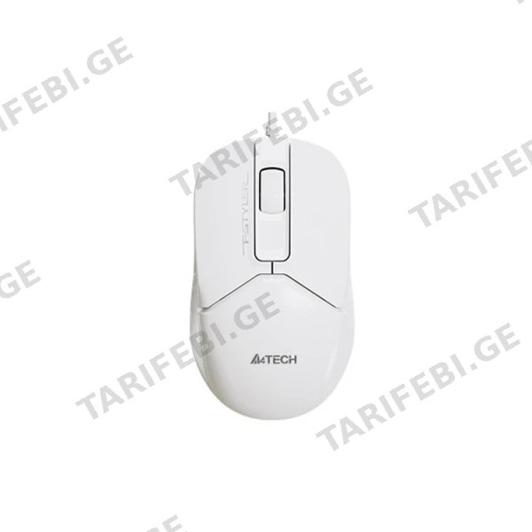 მაუსი A4tech Fstyler FM12 Wired Mouse White