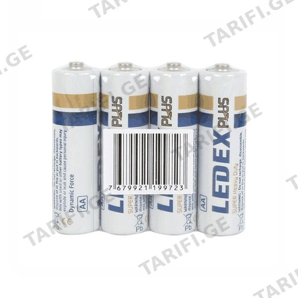ელემენტი AA Super HD 4PC Shrink Ledex