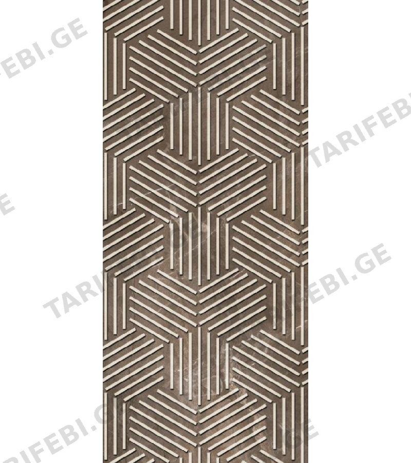 კერამიკ. ფილა ZEUS HEXAGONEL BROWN MOTIF SERAMIKSAN 30*60