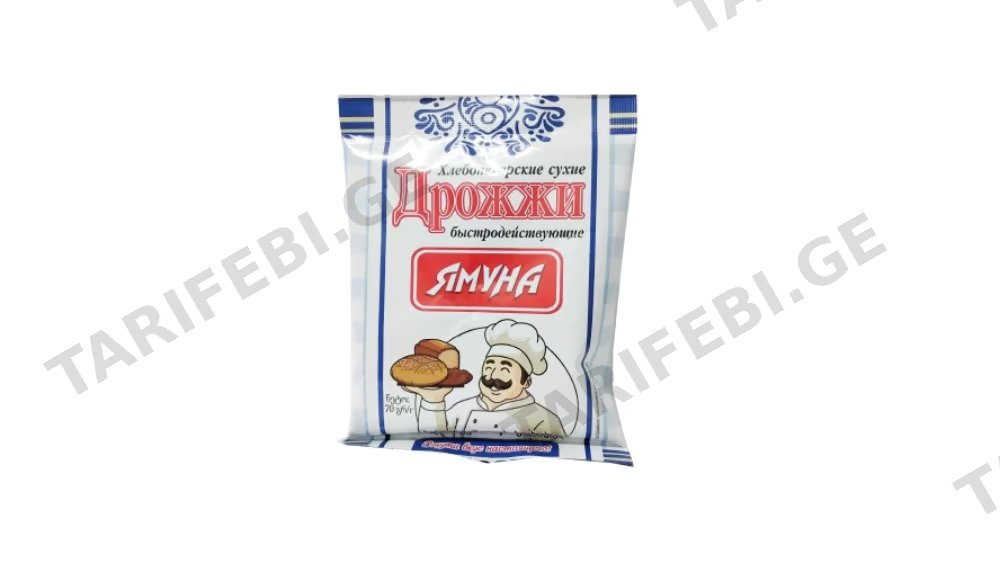 იამუნა მშრალი საფუარი 70
