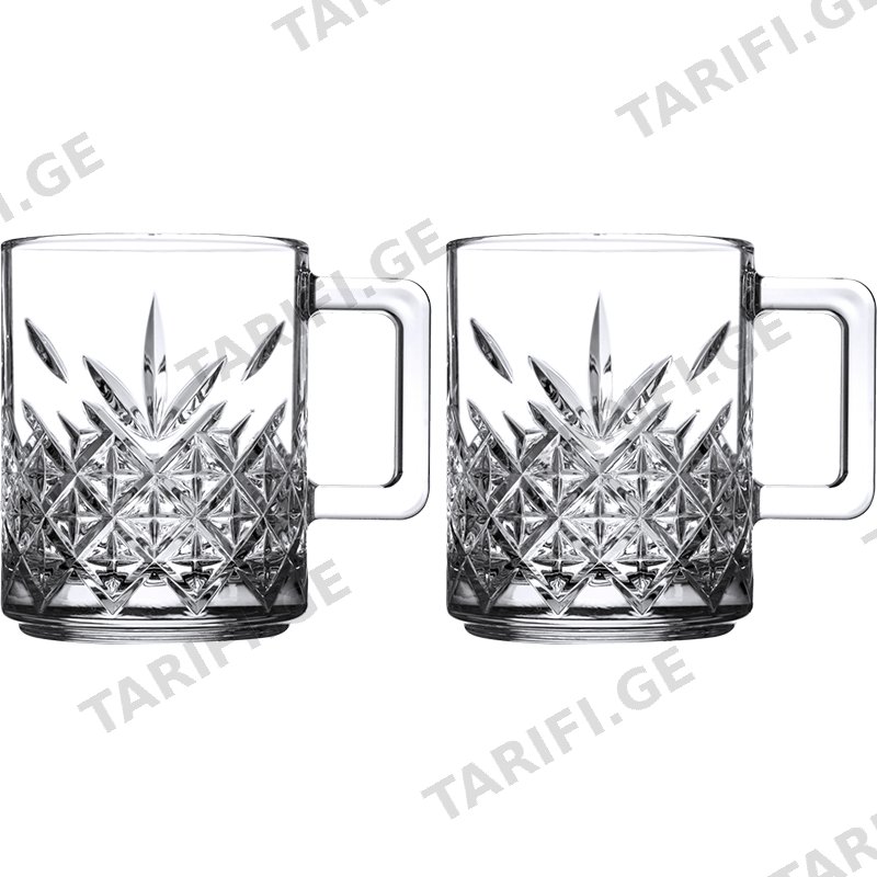 ჩაის ჭიქების ნაკრები PASABAHCE (250ML, 2PCS)