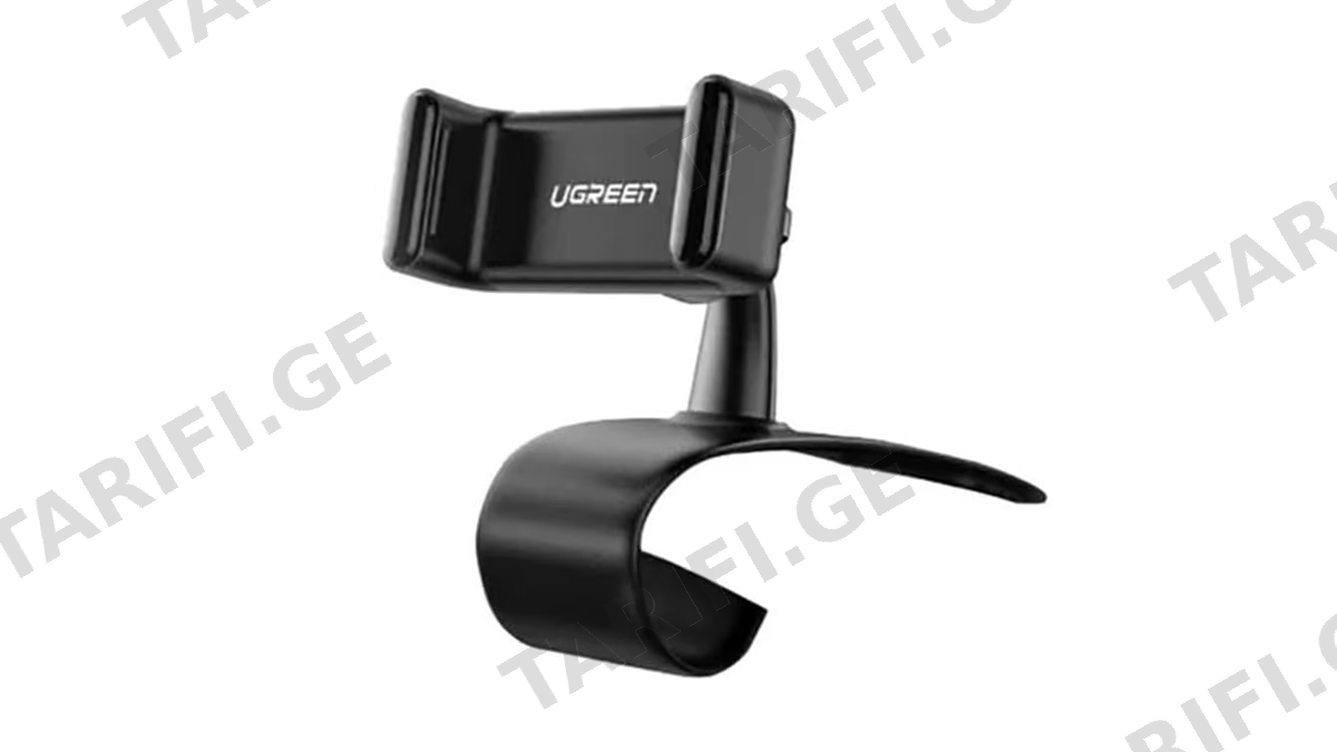მობილურის დამჭერი UGREEN LP189 (60796), Dashboard Snap Clip Phone Holder, Black