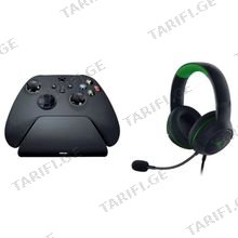 RAZER LEGENDARY DUO BUNDLE: KAIRA RZ82-03480100-B3M1 ყურსასმენი და სათამაშო კონსოლის სადგამი