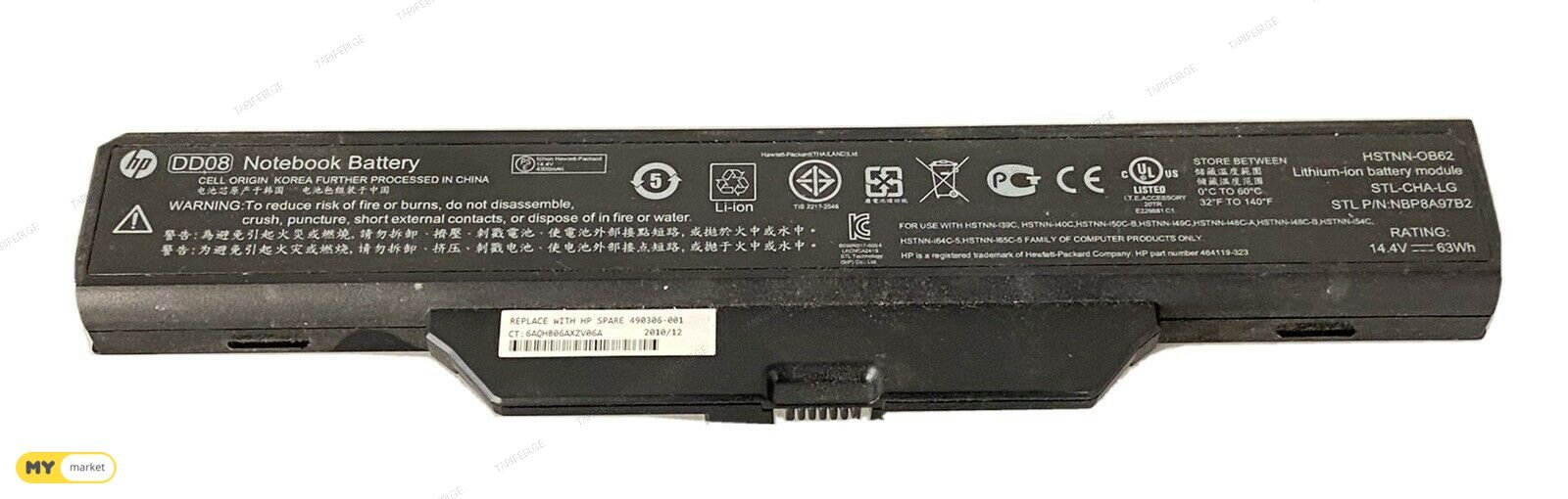 HP COMPAQ 610  615  550  6720s 6730s DD08 battery