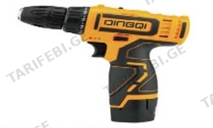 უსადენო საბურღი DINGQI 12V/550W/1300mAH