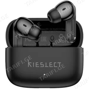 Kieslect Adjustable Earbuds Jet Black