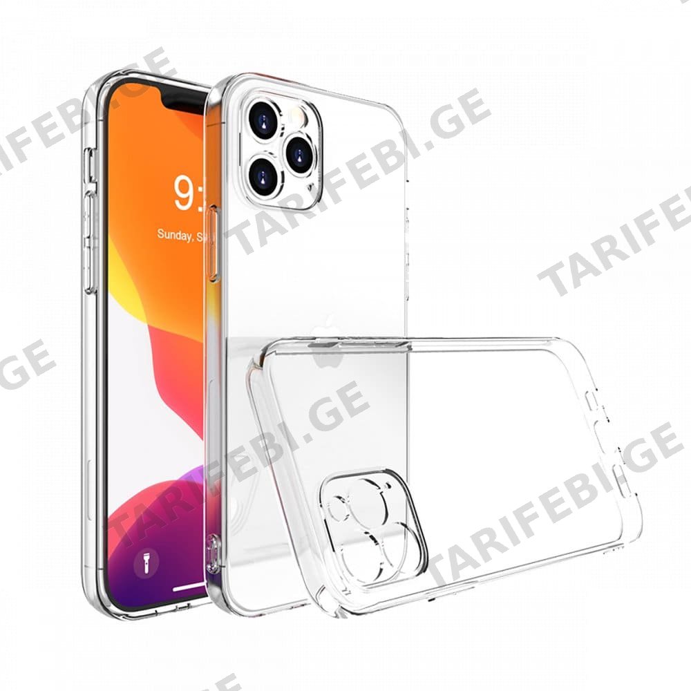 iPhone 13 Pro Lux Clear Case გამჭვირვალე სილიკონის ქეისი