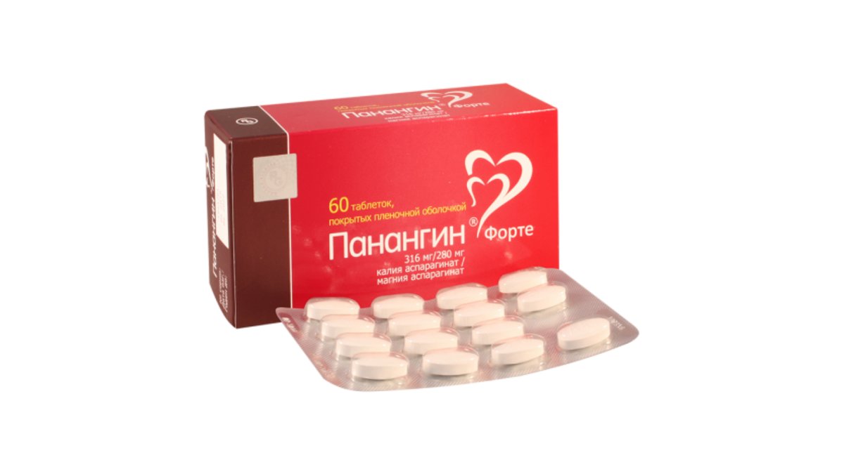 პანანგინი ფორტე ტაბ.316მგ/280მგ. N60