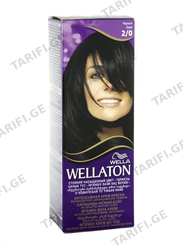 ველატონი თმის საღებავი შავი 2/0 9939/0467 ველა - Wella