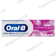კბილის პასტა Oral-B Pro 3DW Lux white 75 მლ