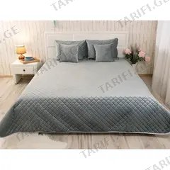 საწოლის გადასაფარებელი Runo 330.55_Dark Grey 220х240 სმ