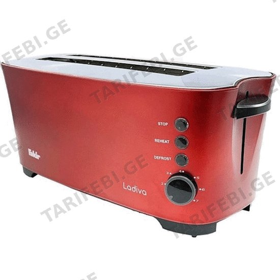 ტოსტერი FAKIR LADIVA TOASTER ROUGE (1350 W)