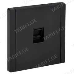 როზეტი IEK FORTE&PIANO FP132 RJ45 შავი