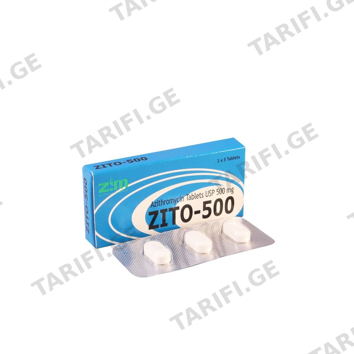 ზიტო-500 ტაბ. 500მგ N3