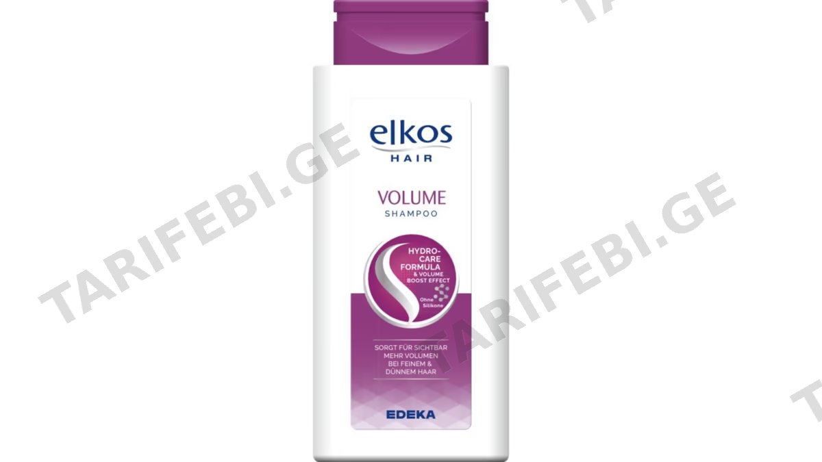 ELKOS შამპუნი მოცულობა