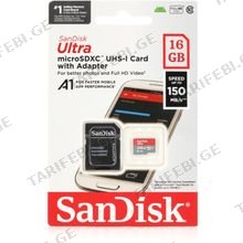 SanDisk micro SDHC მეხსიერების ბარათი 16GB