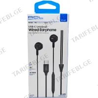 ყურსასმენი ACL K1-67 USB-C WIRED EARPHONE