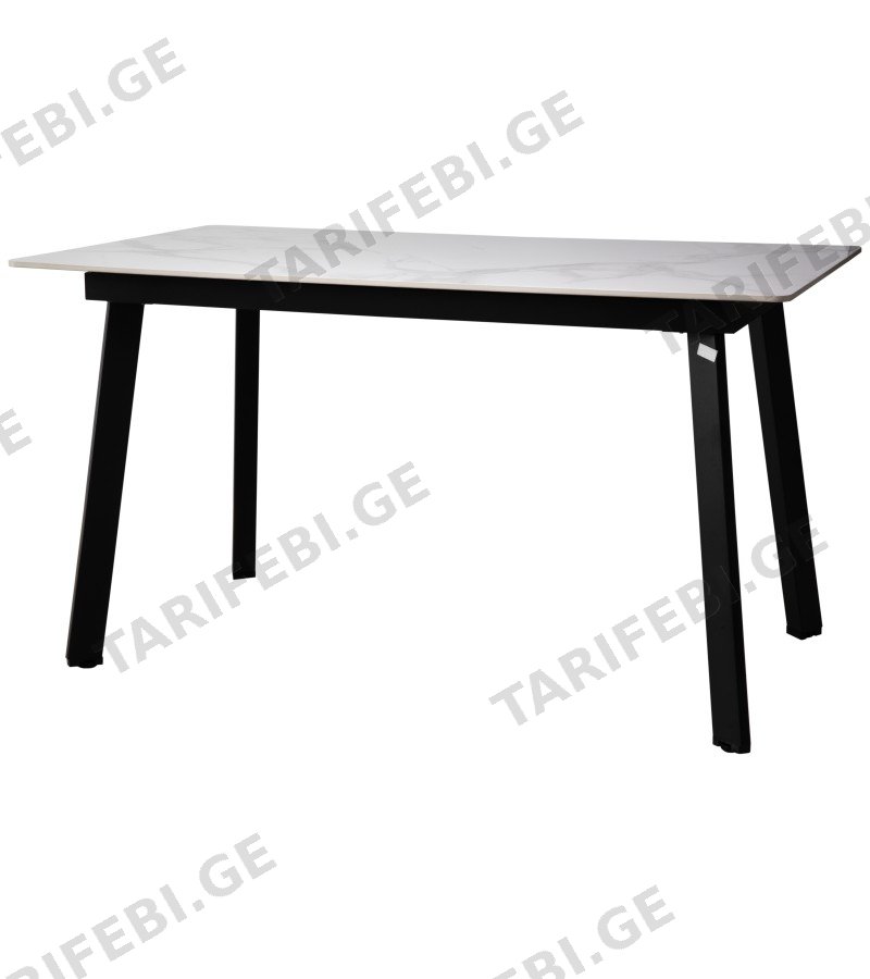 მაგიდა FSLR-A01-906 ზომა.140*80 ფერი: Glosy White