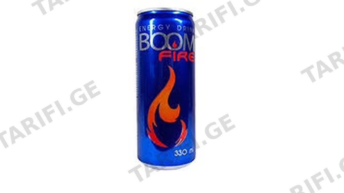 ენერგეტიკული სასმელი/Boom Fire/0.33ლ