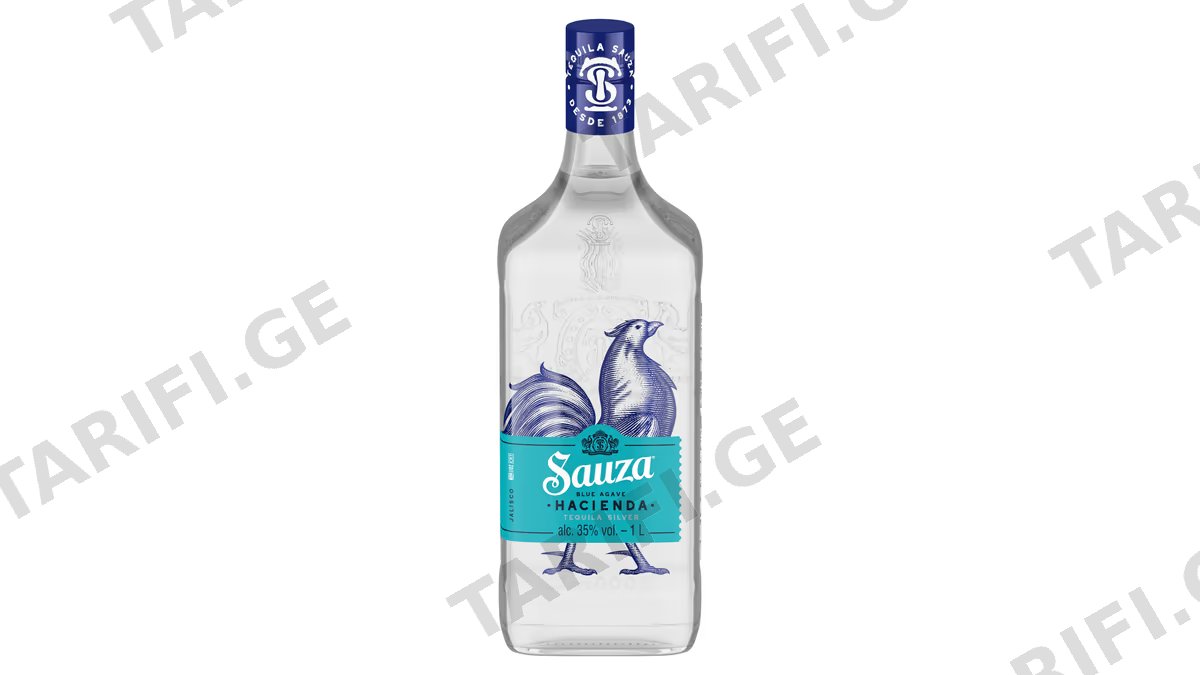 ტეკილა Sauza Hacienda Plata Blanco - 1L