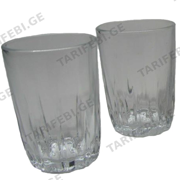 მინის ღვინის ჭიქა (6 PCS)