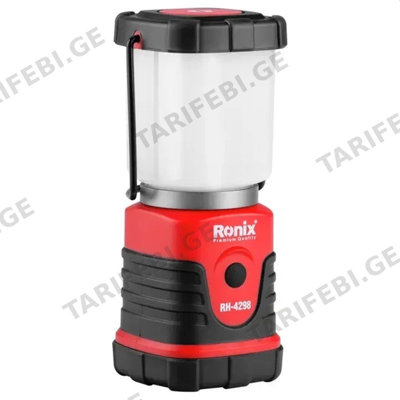 კემპინგის სანათი RONIX RH-4298 250 ლუმენი IPX4