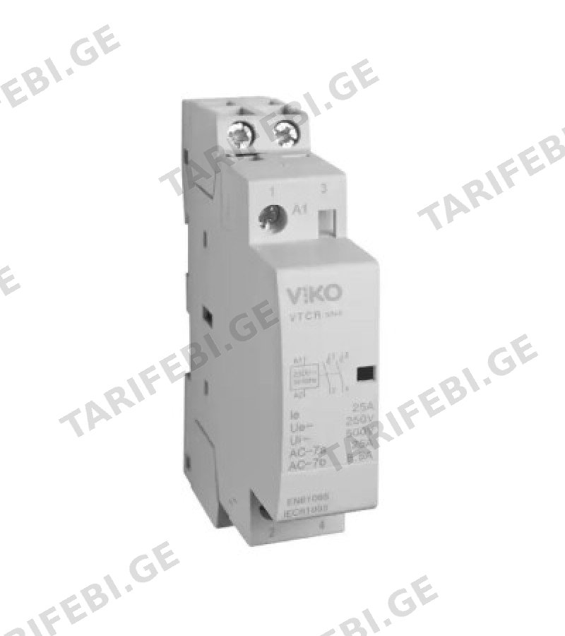 ელექტრო დამცველი contact 25A 10S 230V AC Viko