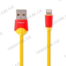 REMAX RC-114i USB to Lightning 1M მობილურის კაბელი