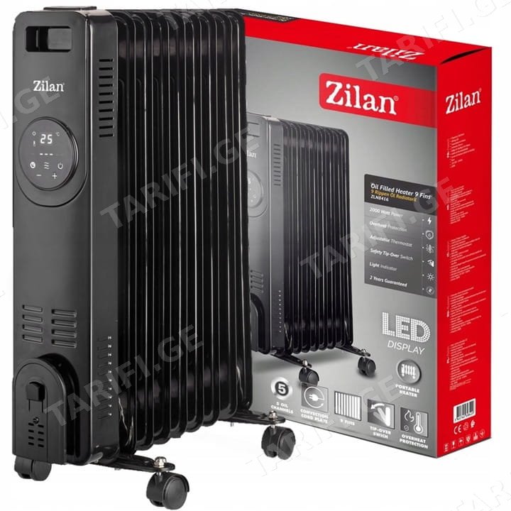 Zilan ZLN8416 ზეთის რადიატორი/9 Fins
