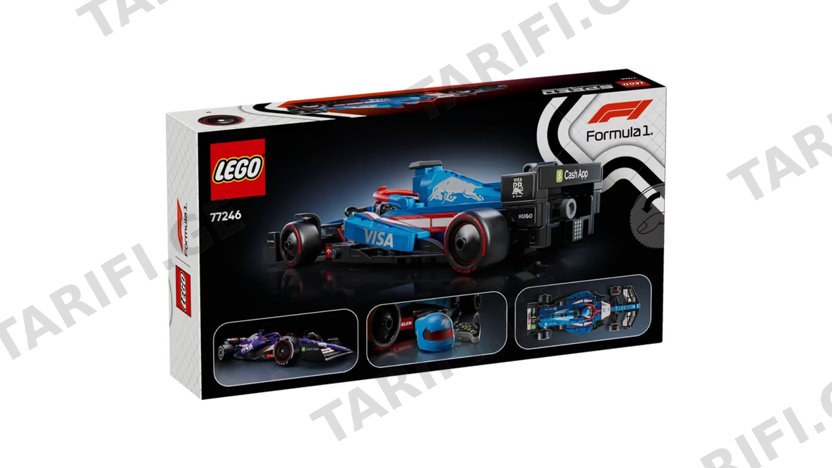 ასაწყობი კონსტრუქცია Lego 77246 Speed Champions, Visa Cash App RB VCARB 01 F1 Race Car