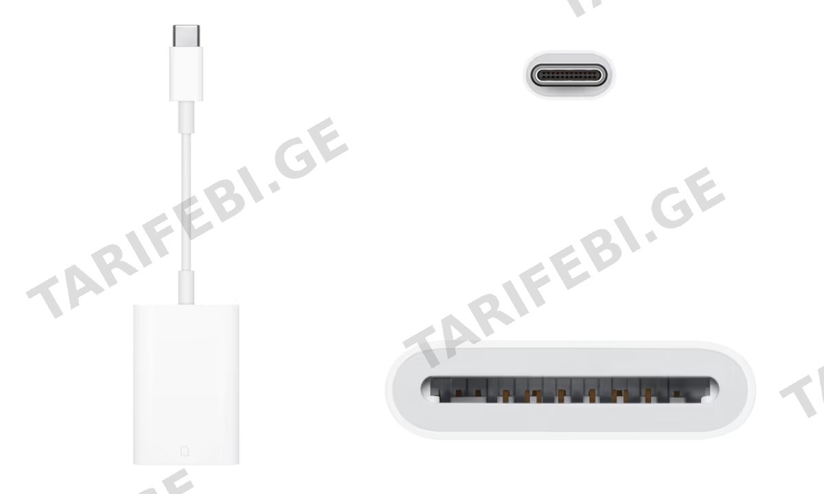 USB-C to SD Card Reader. Apple original without box