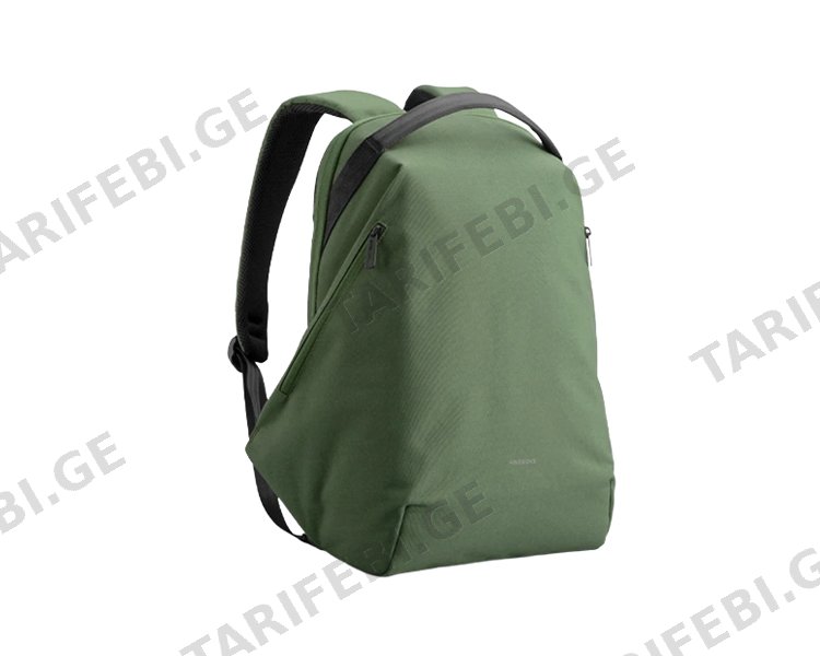 ზურგჩანთა Kingsons ECO Friendly Waterproof Backpack With USB Charger 15.6" Green - K9658W-A-38
