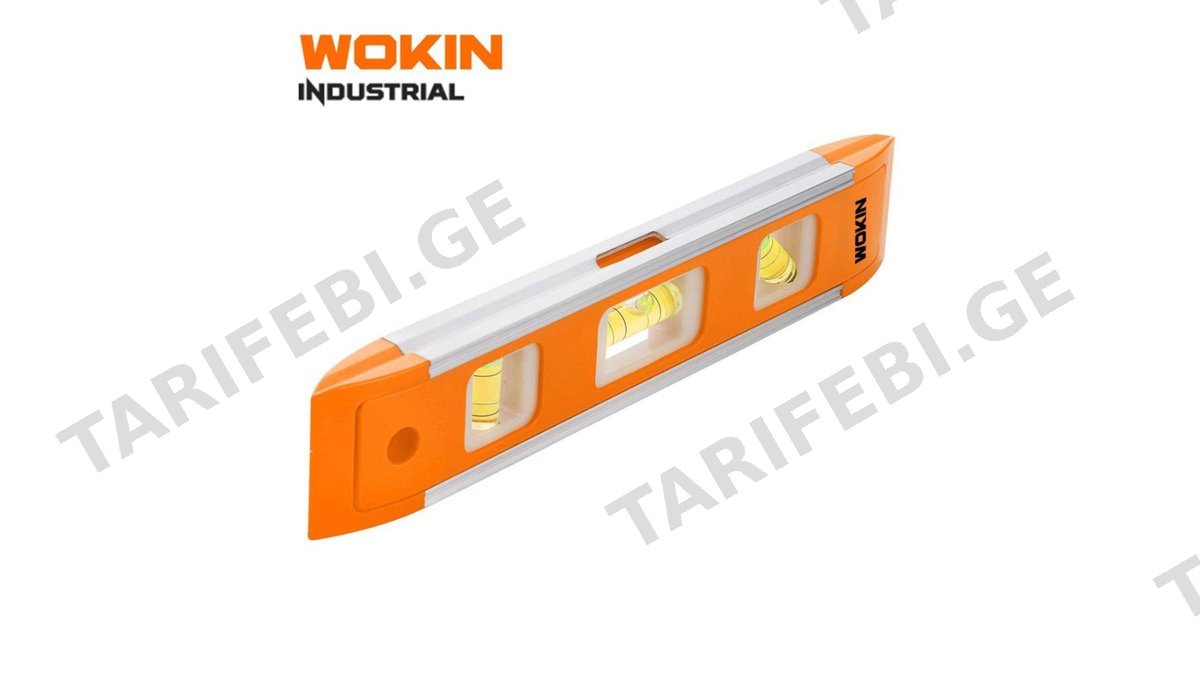 თარაზო Wokin 505002, 22.5cm, Mini Spirit Level, Orange