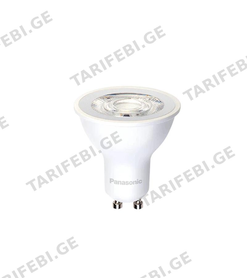 ნათურა LED GU10 ფერი. 6500K 6 W #LDRCH06DW1E1 60° მწარ. Panasonic
