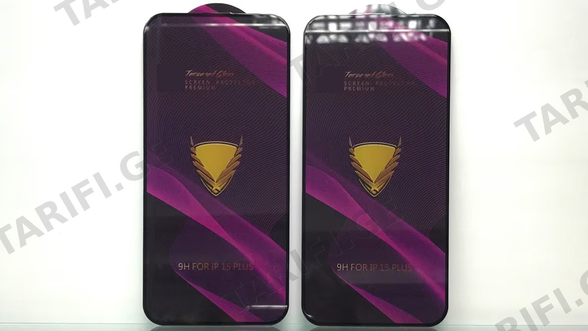 iPhone 15 Plus Tempered Glass. 2 Pieces.