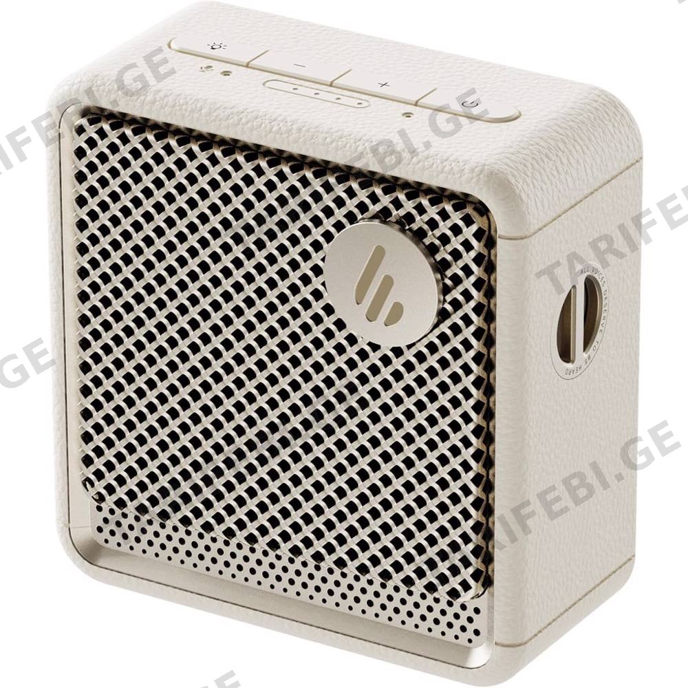 დინამიკი Edifier ES20, 6W, Bluetooth, IP67, Ambient Light Portable Speaker, Ivory