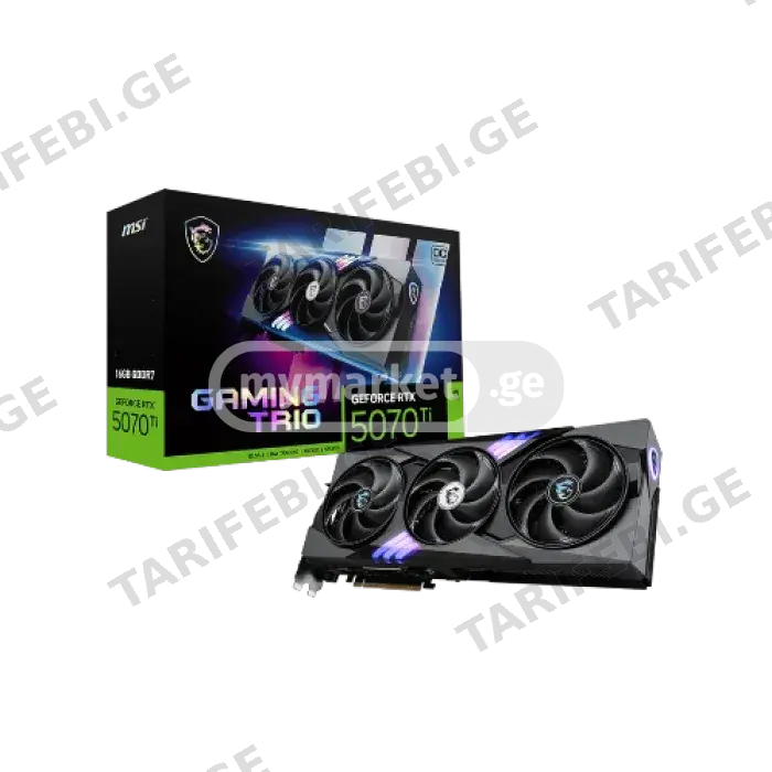 MSI GeForce RTX 5070 Ti GAMING TRIO 16GB GDDR7 OC PLUS
