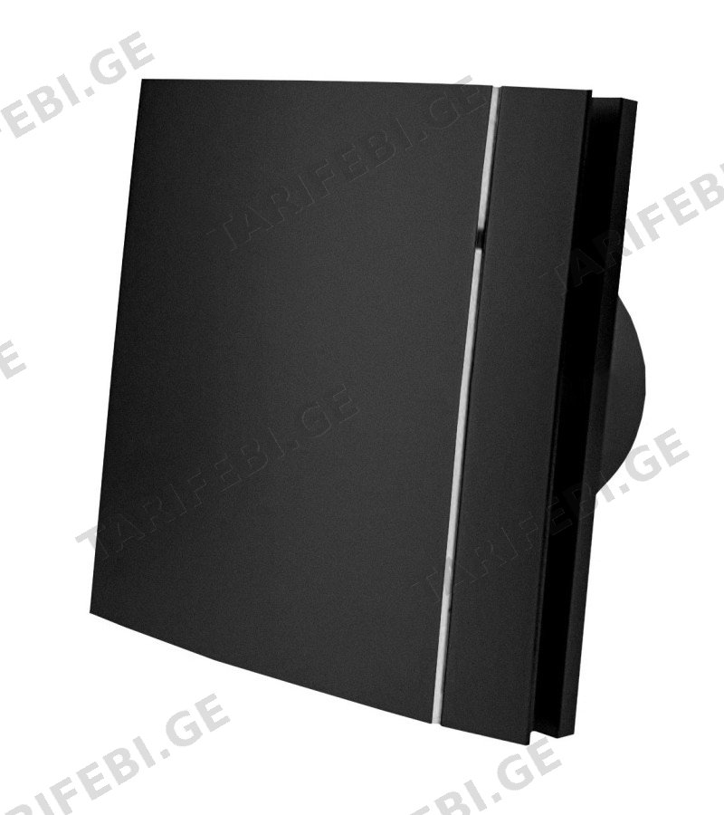 აბაზანის გამწოვი SILENT-100 CZ შავი #5210607400 DESIGN-4C (220-240V 50HZ) მწარ. S&P