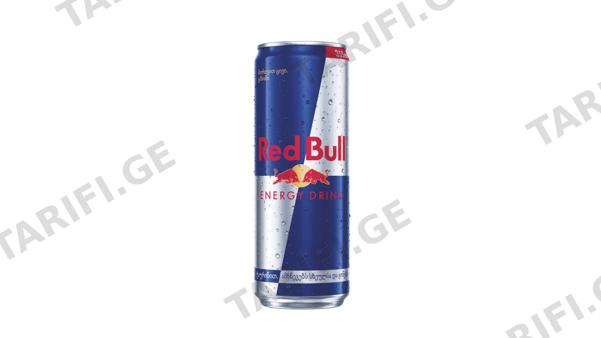 ენერგეტიკული სასმელი Red Bull 355მლ ქილა