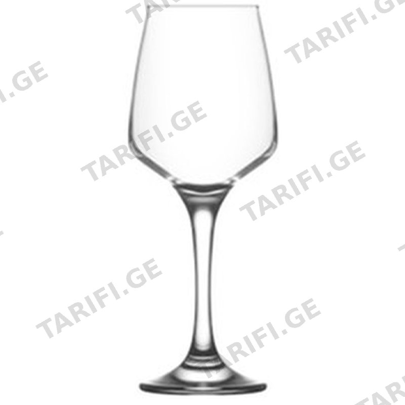 მინის ღვინის ჭიქა (400 ML, 6 PCS)
